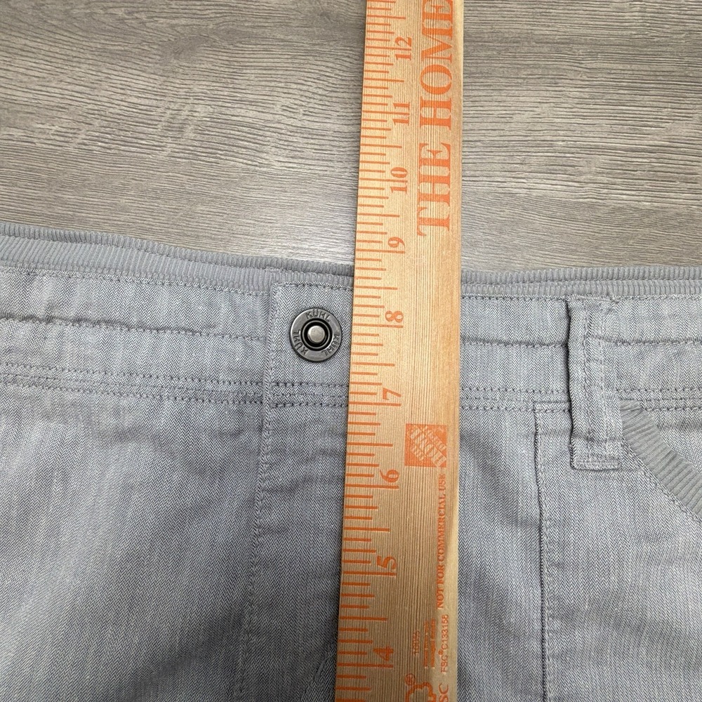 Kuhl Cabo Pants Womens 14 Short Gray Capri Hiking Outdoor Utility Crop Gorpcore - Picture 10 of 13